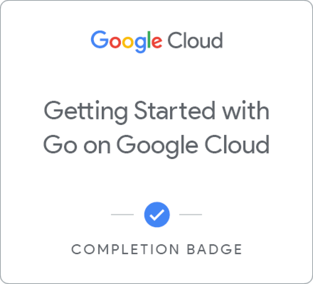 Getting Started with Go Badge